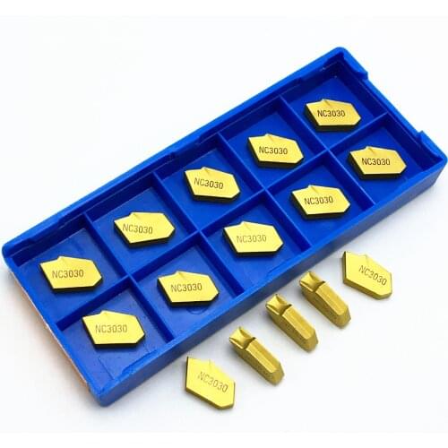 20PCS SP200 NC3030 Insert Carbide ZQ2020 Tool ZQ2525 Groove Tool Holder Lathe Tool Turning Tool Separation and Slotting Blade