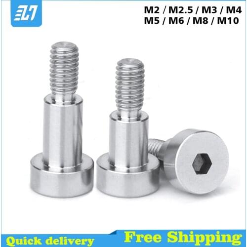 Hex Positioned Shoulder Contour Screw Socket Cap Cup Head Hexagon Plug Limit Bolt M2 M2.5 M3 M4 M5 M6 M8 M10 M12