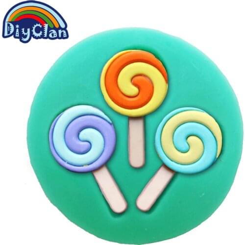 Cupcake Christmas Lollipop Cake Decorating Diy Fondant Molds Chocolate Soap Mould Tools for The Kitchen Baking F0603BB35