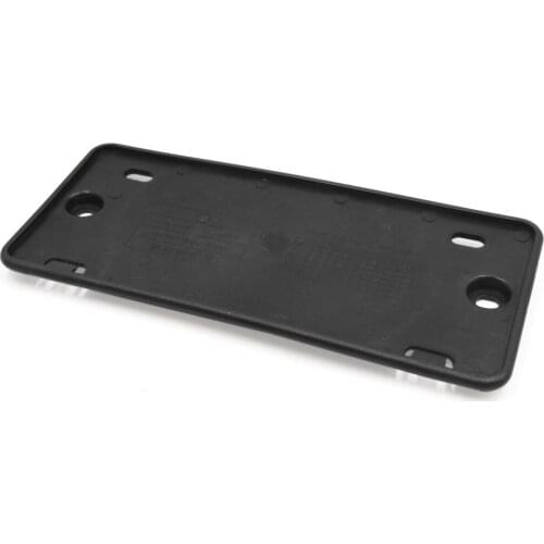 Uxcell Black Plastic Motorcycle Front License Plate Bracket Frame 22.5cm x 10.2cm