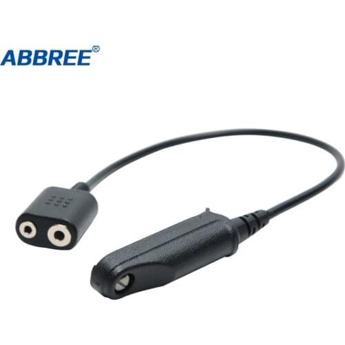 Adapter Cable Baofeng UV-9R Plus Waterproof Radio to 2 Pin Headset Speaker Mic for UV-9R Plus UV-XR Waterproof Walkie Talkie
