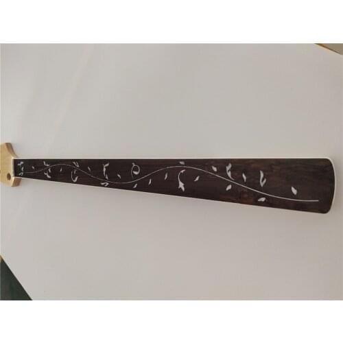 Fretless 4 String Maple 20 frets Bass Guitar Neck Replacement Rosewood Fingerboard inlay 34 Inch Gloss