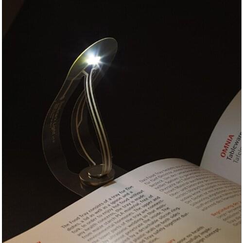 1PC Mini Bookmark With Lamp Led Light For Reading Book Bookmark Reading Lamp Creative Portable Small Night Light