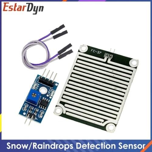 Snow/Raindrops Detection Sensor Module Rain Weather Module Humidity For Arduino