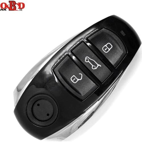 HKOBDII New 3 Buttons Remote Key Shell Replacement Fob Case For Volkswagen VW Touareg with Logo