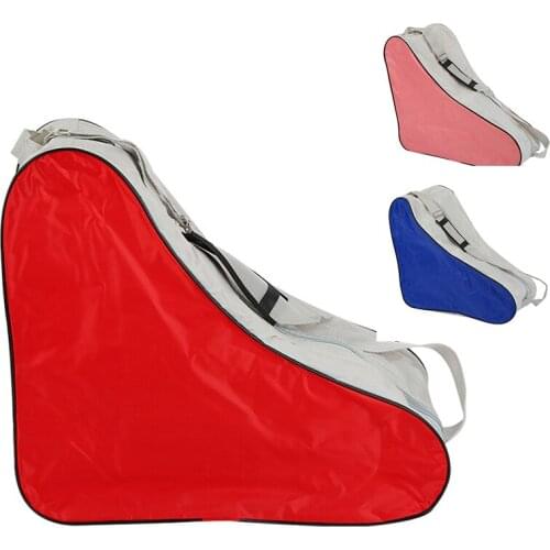 Solid Outdoors Roller Sports Handbags Universal Set Backpack Triangle Skates Cover Bag A