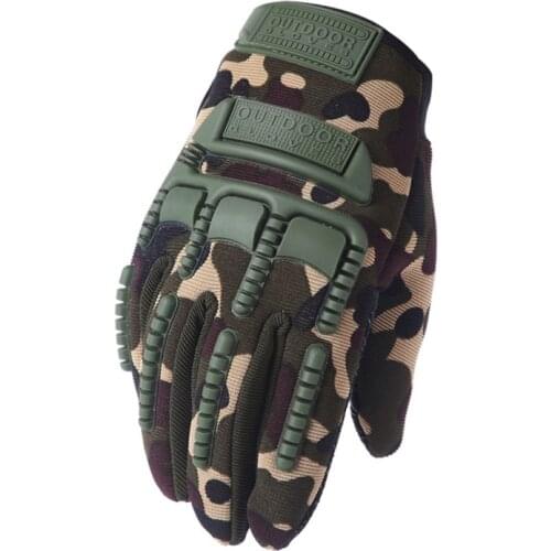 Tactical Army Military Gloves Paintball Airsoft Shot Soldier Combat Police Anti-Skid Bicycle Full Finger Gloves Men luva tatica