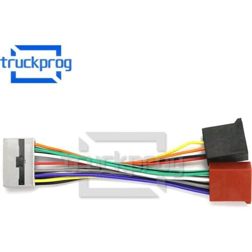 TruckProg ISO Radio Adapter Cable for HONDA for MITSUBISHI for PEUGEOT for CITROEN Wiring Harness Connector Cable