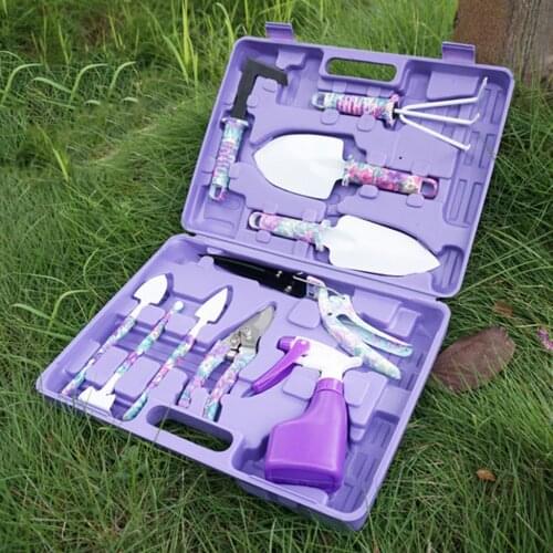 Garden Tools Set, 10 Gardening Hand Tools with Carrying Case Gifts for Women
