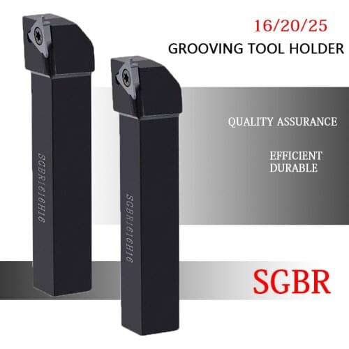 SGBR SGBR1616H16 SGBR2020K16 SGBR2525M SGBR2020K22 SGBR1616H22 SGBR1616 SGBR2020 External Slotting Tool Holder CNC Lathe Cutter