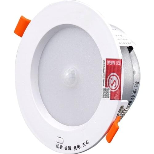 LED Downlight with Emergency Function Round Shape LED Indoor Light 5W 8W 12W Emergency Downlight