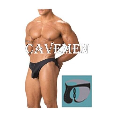 Collar Briefs * double ring *1659*sexy men lingerie Men Sexy T-Back Thong G-String Brief Underwear free shipping