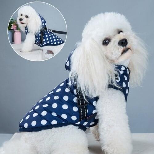 Dog Outdoor Jacket Waterproof Reflective Pet Coat Vest Winter Warm Cotton Dogs Clothing For Large Middle Dogs Labrador