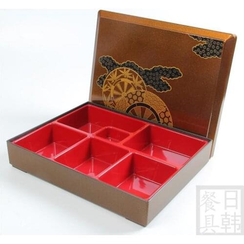 High grade Japanese lunch bento meal box sushi box picnic plastic food container mess tin