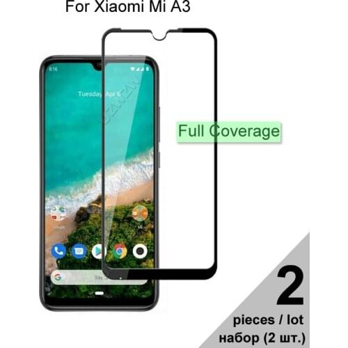 Protective Glass For Xiaomi Mi A3 Full Coverage Tempered Glass For Xiaomi Mi A3