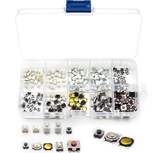 10 Models 4*4 3*6 3*4 6*6 Car Remote Control Tablet Micro Switch Key Touch Tactile Push Button Component Package