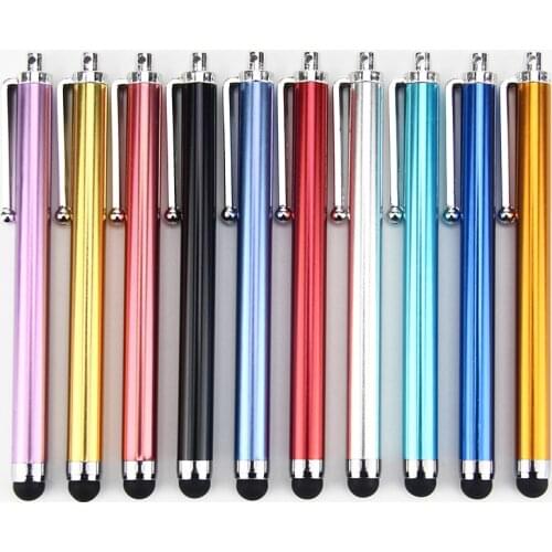 100PCS Universal Mini Metal Micro Fibre Stylus Mesh Fiber Tip Touch Screen Stylus Pen For iPhone Samsung Smart Phone Tablet PC