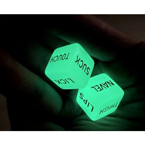 2Pcs/Set Sex Dice Funny 6 Sides Adult Games Erotic Dices Romance Love Humour Gambling Bar Novelty Party Gift Sex Toys For Couple