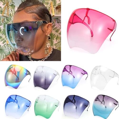 Oversized Eyewear Protective Full Face Cover Sunglasses Safety Glasses Anti-Fog Goggles Visor