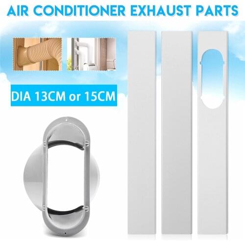 Portable Window Kit Slide Plate Adjustable Adaptor Wind Shield Tube Connector Exhaust Hose Air Conditioner Accessories