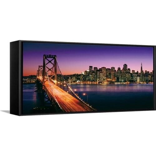 Poster canvas painting Picture wall picture city night art print canvas posters wall art Painting home decor landcape art print