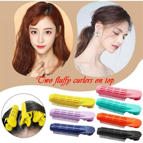Hair Curler Clips Perm Rods Hair Root Rollers Fluffy Bangs Salon Home Tools Hair Hairstyle Styling Tool Accessories