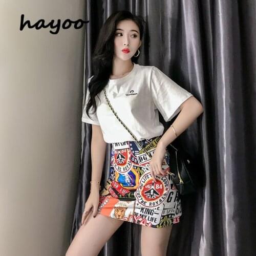 Womens colorful printed skirt high waist versatile A- line skirt girls' party skirt