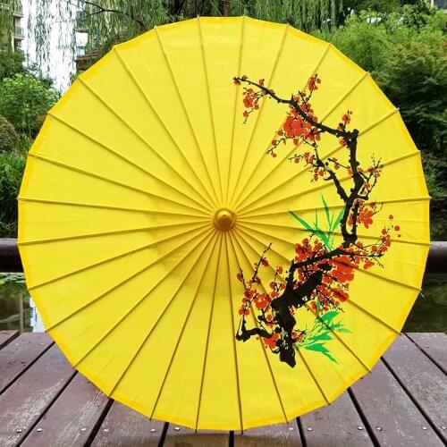 Hot sale 1PCS Diameter 84cm hand-painted flower design 5 colors decorative Chinese Children umbrella Folk Art parasol