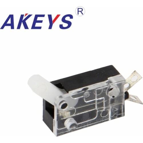 10PCS KFC-V-101 4pins KW-128 Transparent Micro - motion detection switch Game switch limit switch