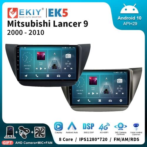 EKIY Car Radio Recorder Android 10.0 For Mitsubishi LANCER IX 2006-2010 GPS Navi IPS Screen Multimedia Autoradio Video Player