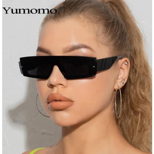 One Piece Small Semi-Rimless Sunglasses 2021 New Brand Designer Unisex Sun Glasses Women Men Goggles Big Frame UV400 Eyewear