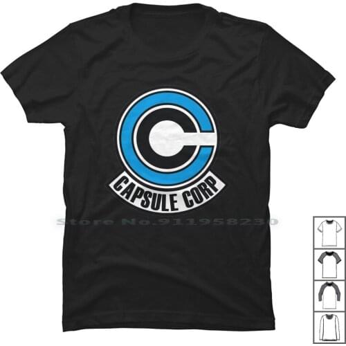 Capsule Corp ( 2 ) T Shirt 100% Cotton Cartoon Gamers Movie Gamer Game Ps Ny Me Funny Movie