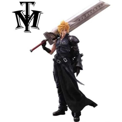 Anime FF VII Cloud Strife Action Figure Collection Play arts Kai figurine kids Toy Model Playarts game Christmas gift