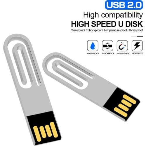 Super mini 32GB pendrive metal USB 2.0 flash drive 4gb 8gb 16GB 32GB 64GB 128GB pen drive USB 2.0 memory stick U Disk cle usb
