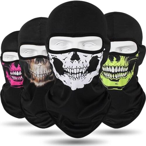 HEROBIKER 2021 New Winter Balaclava Motorcycle Face Mask Lycra Moto Biker Wind Cap Ski Mask Stopper Windproof Motorcycle Mask