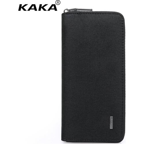 2021 Men Fashion Purse Wallet Brand Design Long Style Leisure Simple Vertical Holders Money Clips Coins Cards Bags Korean Style