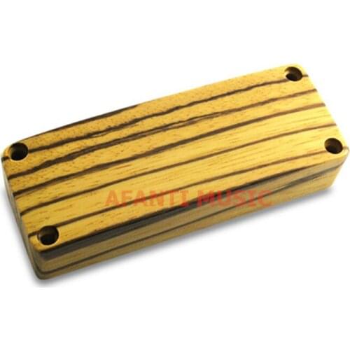 Afanti Music Zebrawood / Walnut wood / Standard Bass Guitar Pickups