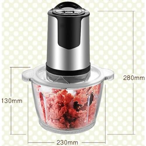 Meat Grinders home electric stainless steel multifunctional commercial garlic mixer minced vegetable capsicum pepper machin NEW