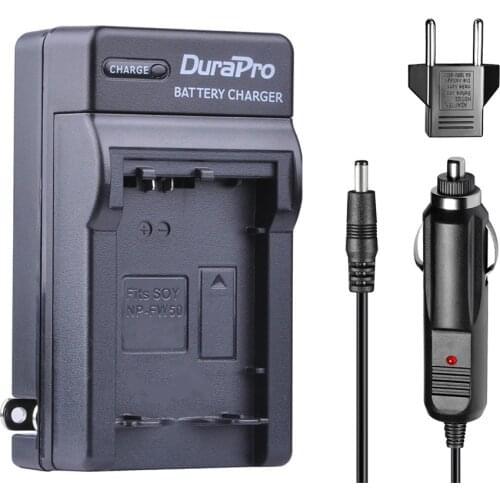 NP-FW50 NP FW50 FW50 Wall Charger Car Charger + EU Plug For Sony A6000 NEX-7 NEX-5N NEX-F3 NEX-3D NEX-3DW NEX-3K NEX-5C 7R II