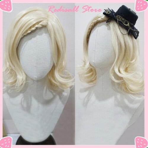 Love Live Perfect Dream Project Miyashita Ai Wig Cosplay Halloween Women Heat Resistant Synthetic Hair PDP Light Golden Color