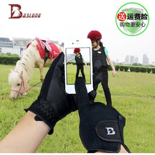 Equestrian riding gloves touch screen gloves knight equipment