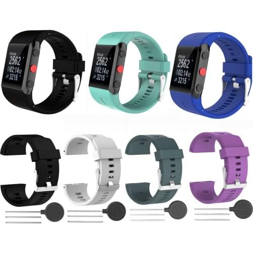 50pcs Replacement Silicone Wristband Band Strap Bracelet For Polar V800 GPS Watch