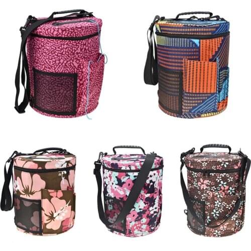 Knitting Yarn Storage Bag Organizer Crochet Hook Bag Lots of Space & Pockets Crochet Storage & Knitting Accessories Organizer