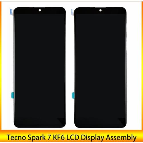 High Quality ORIGINAL Lcd 6.5" For Tecno Spark 7 KF6 LCD Display Screen Touch Sensor Digitizer