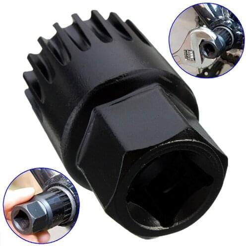 1pc Bicycle Bottom Wrench MTB Bike Crank Flywheel Remover Tool Hand Bicycle Repair Wheel Spoke Spanner Adjust Wrench Repair Tool