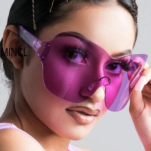 2019 Vintage Retro Shield Visor Sunglasses Women Men 2019 Oversized Windproof Glasses One Peice Big Frame Goggles Sun Glasses NX