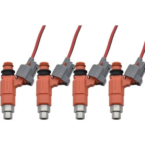 4PCS Fuel Injector with plug 68V-8A360-00-00, CDH210, INP-771, CDH-210 for Yamaha F115 HP Outboard 2000-2011