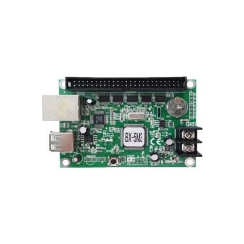 BX-5M3 LAN and USB port single and dual color large area led screen controller(come with HUB12 adapter)