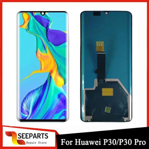 Original Tested For Huawei P30 Pro LCD Touch Screen Digitizer Assembly VOG-L04 VOG-L09 VOG-L29 Display For Huawei P30 Display