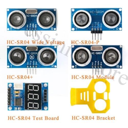 HC-SR04 Distance Sensor Ranging Sensor Module Ultrasonic Wave Detector HCSR04 HC SR04 HC-SR04+ Test Board Bracket for Arduino